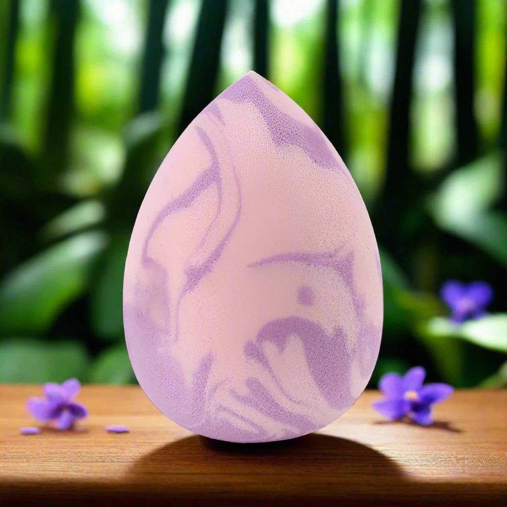 Marbling Water-Drop Shape Makeup Sponge for Flawless Foundation, Concealer & Blush Application