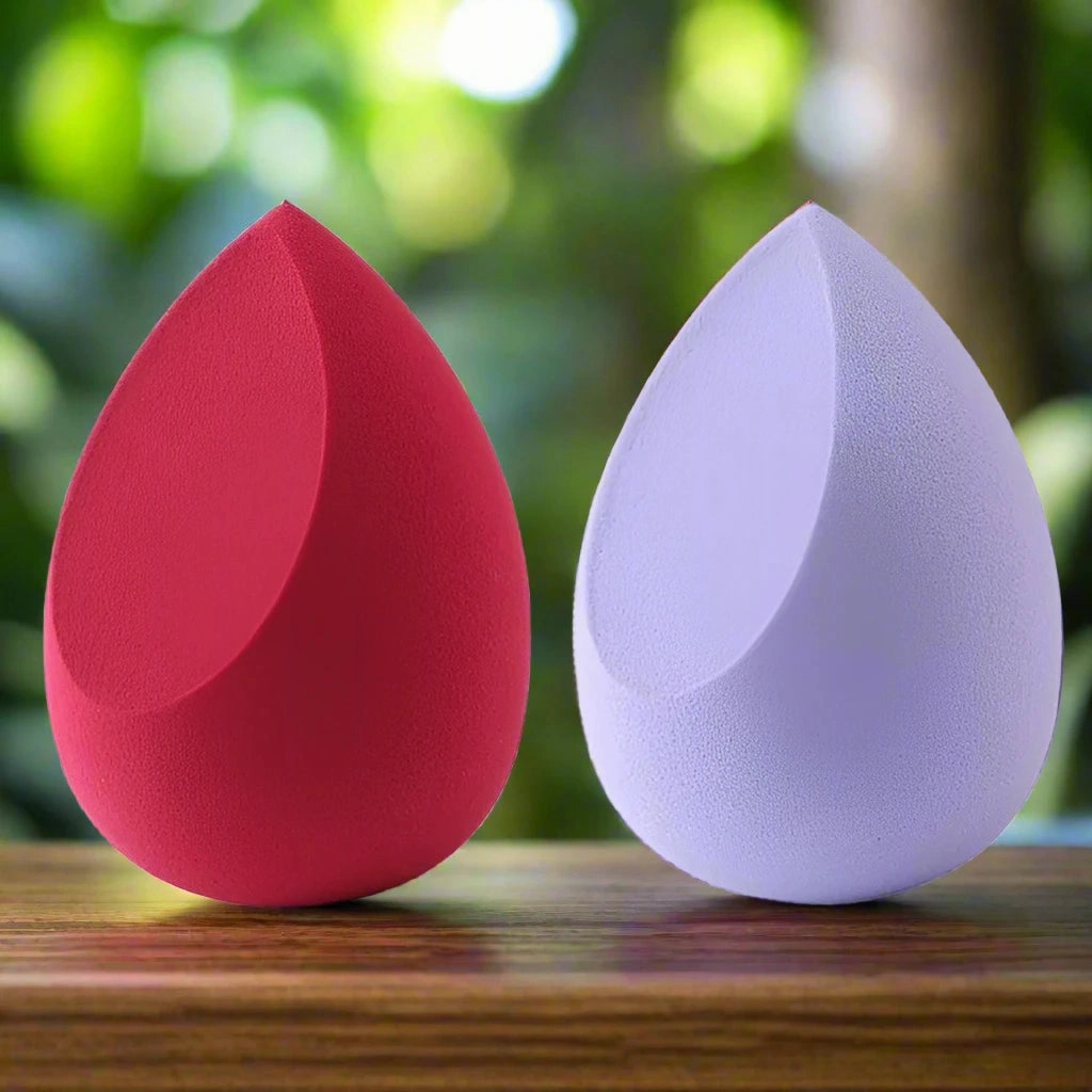 Marbling Water-Drop Shape Makeup Sponge for Flawless Foundation, Concealer & Blush Application