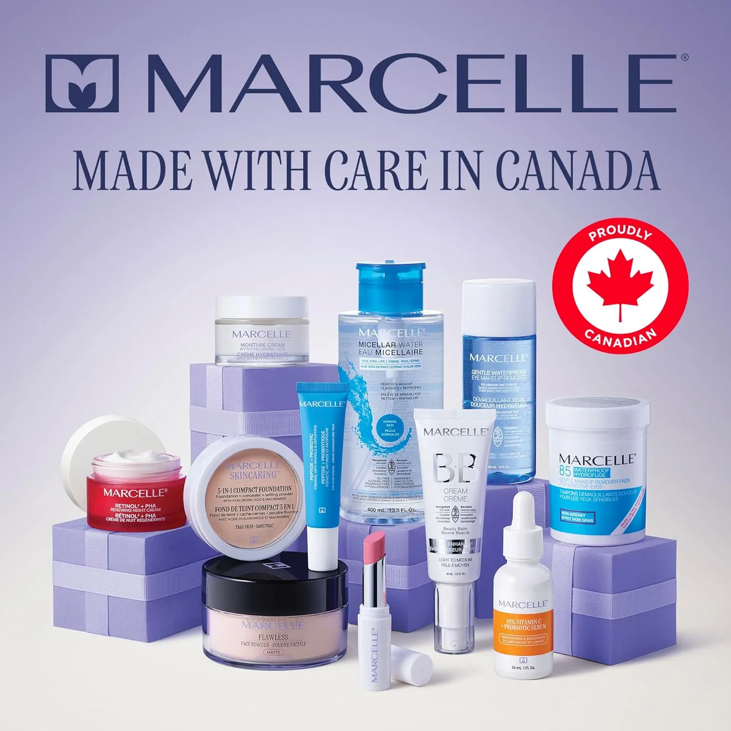 Marcelle BB Cream Beauty Balm - Fair Tinted Moisturizer, Lightweight Hydration, Hypoallergenic, Non-Comedogenic, Fragrance & Oil-Free, Cruelty-Free, 45mL
