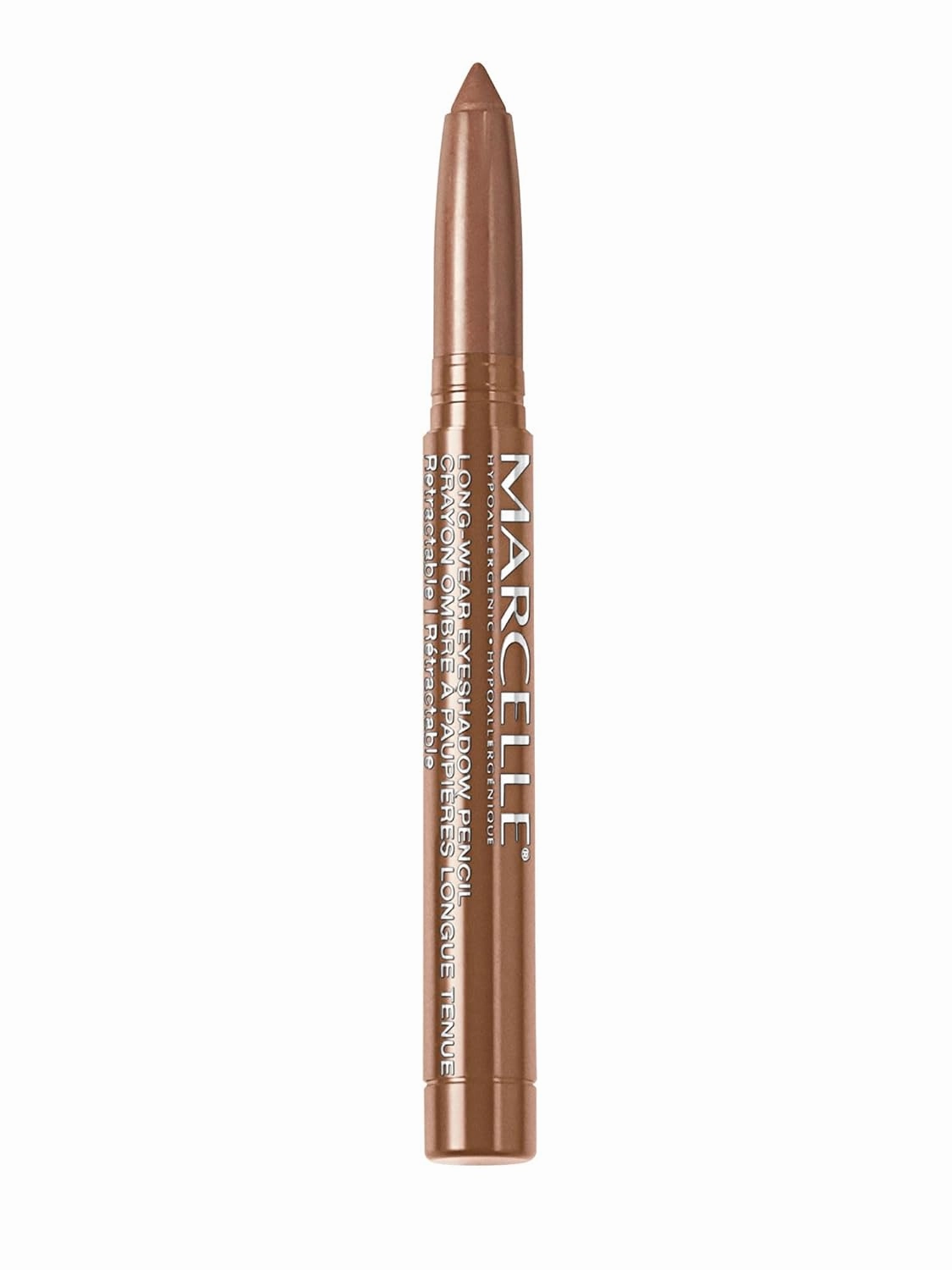 Marcelle Long-Wear Eyeshadow Pencil, Galactic Copper, Hypoallergenic and Fragrance-Free, 0.05 oz