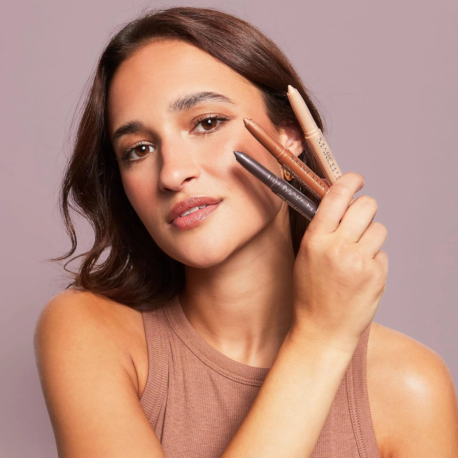 Marcelle Long-Wear Eyeshadow Pencil, Galactic Copper, Hypoallergenic and Fragrance-Free, 0.05 oz