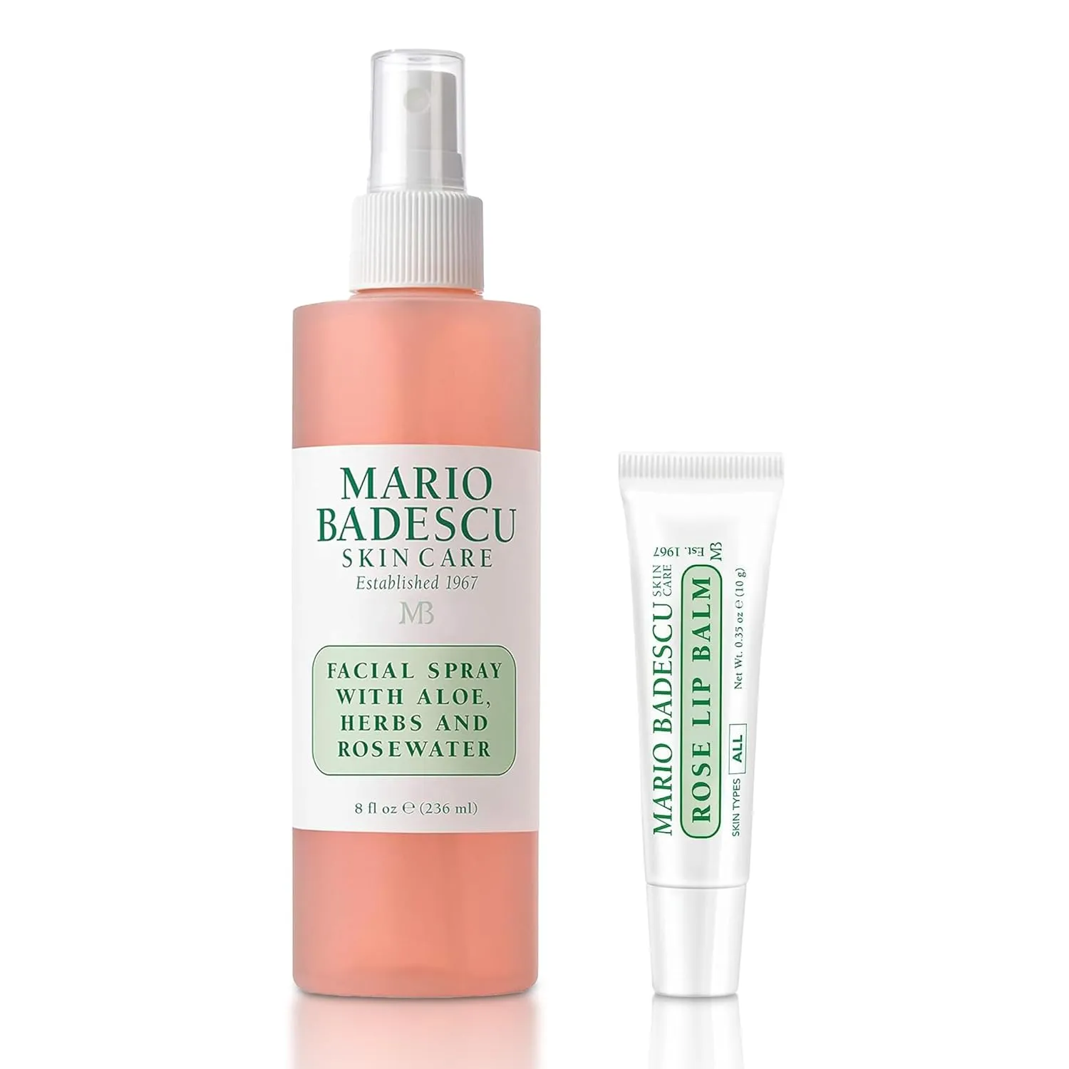 Mario Badescu Facial Spray with Aloe, Herbs and Rose Water for All Skin Types, Face Mist that Hydrates, Rejuvenates & Clarifies