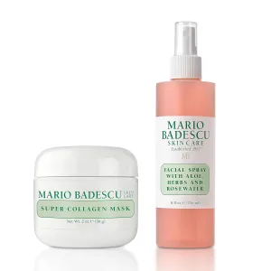 Mario Badescu Facial Spray with Aloe, Herbs and Rose Water for All Skin Types, Face Mist that Hydrates, Rejuvenates & Clarifies