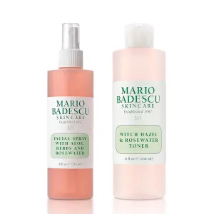 Mario Badescu Facial Spray with Aloe, Herbs and Rose Water for All Skin Types, Face Mist that Hydrates, Rejuvenates & Clarifies