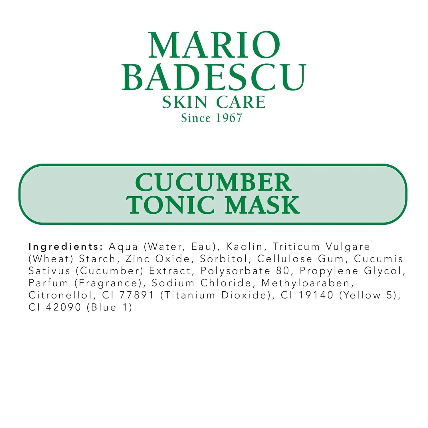 Mario Badescu Mask 2 Oz - Healing and Soothing, Cucumber Tonic, Enzyme Revitalizing, and Rose Hip Face Mask Skin Care - Facial Masks for Women and Men