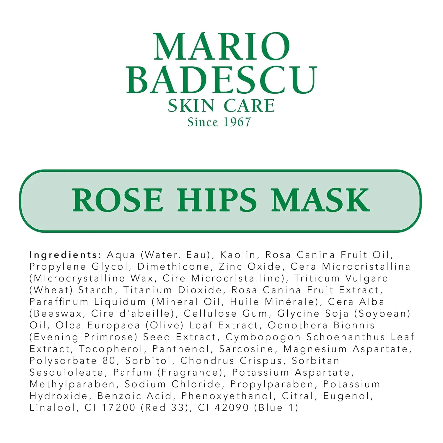 Mario Badescu Mask 2 Oz - Healing and Soothing, Cucumber Tonic, Enzyme Revitalizing, and Rose Hip Face Mask Skin Care - Facial Masks for Women and Men
