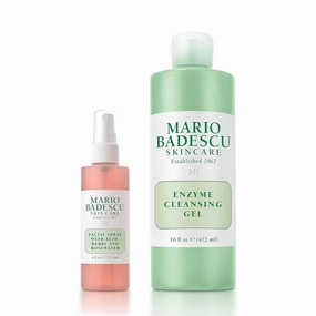 Mario Badescu Facial Spray with Aloe, Herbs and Rose Water for All Skin Types, Face Mist that Hydrates, Rejuvenates & Clarifies