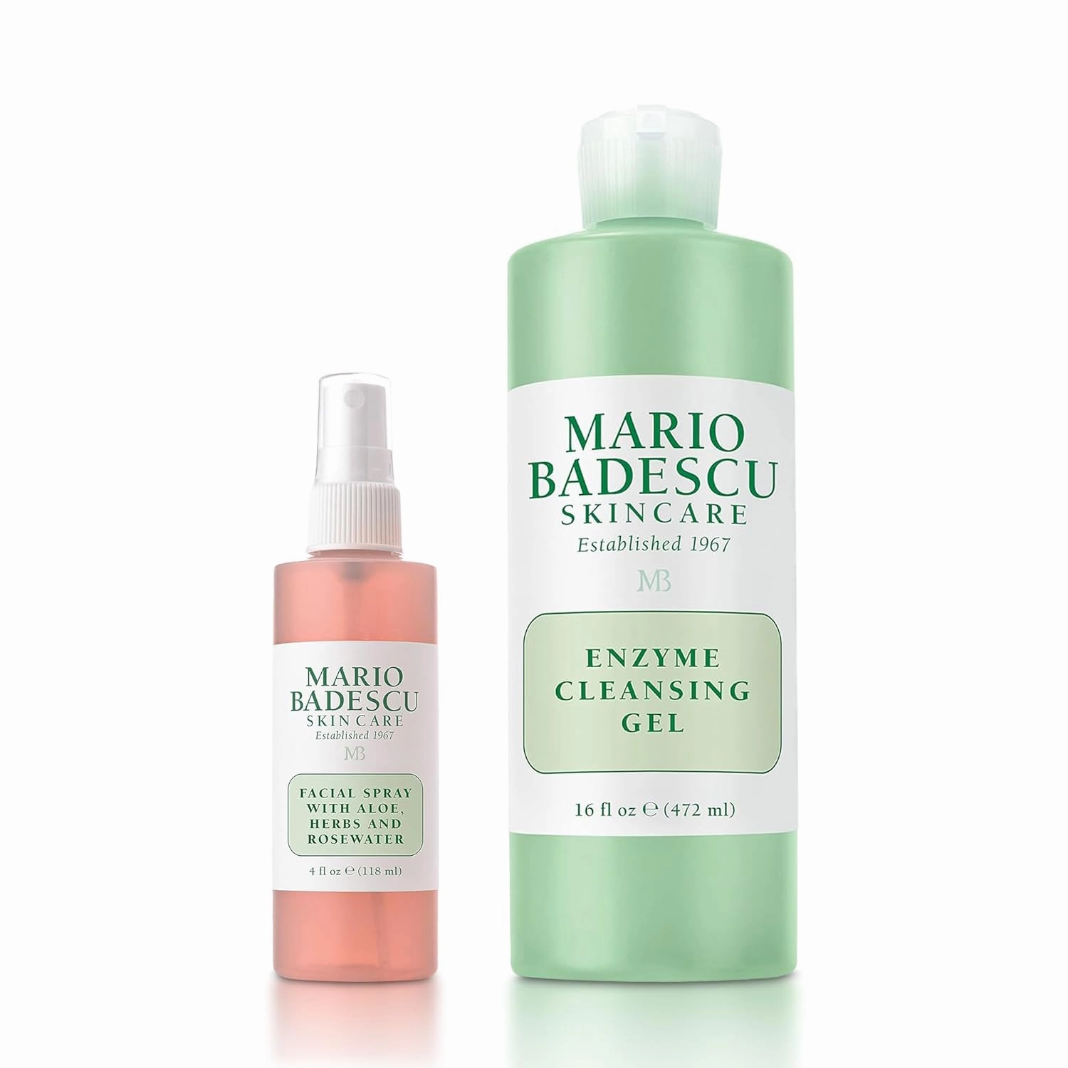 Mario Badescu Facial Spray with Aloe, Herbs and Rose Water for All Skin Types, Face Mist that Hydrates, Rejuvenates & Clarifies