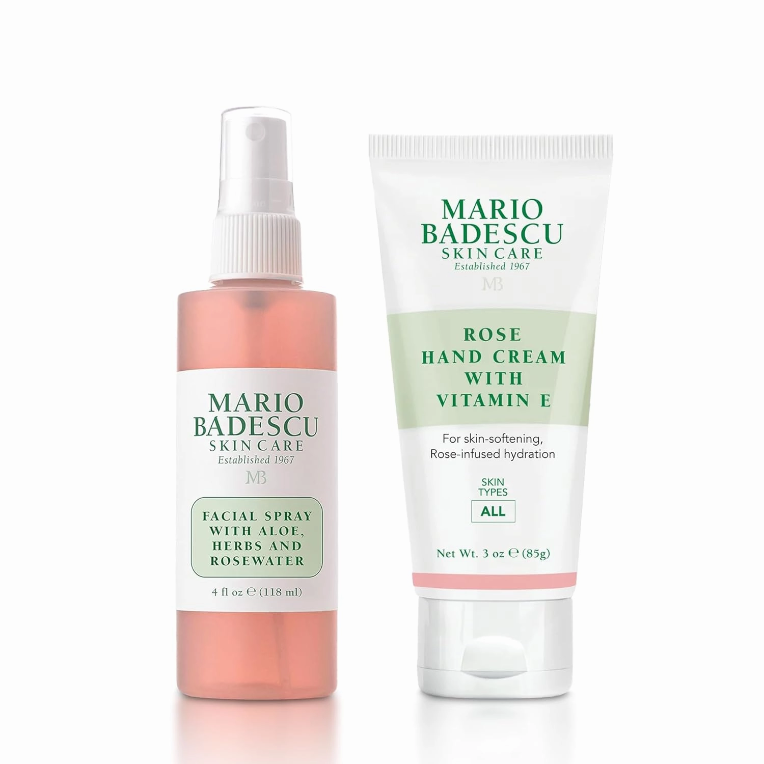 Mario Badescu Facial Spray with Aloe, Herbs and Rose Water for All Skin Types, Face Mist that Hydrates, Rejuvenates & Clarifies