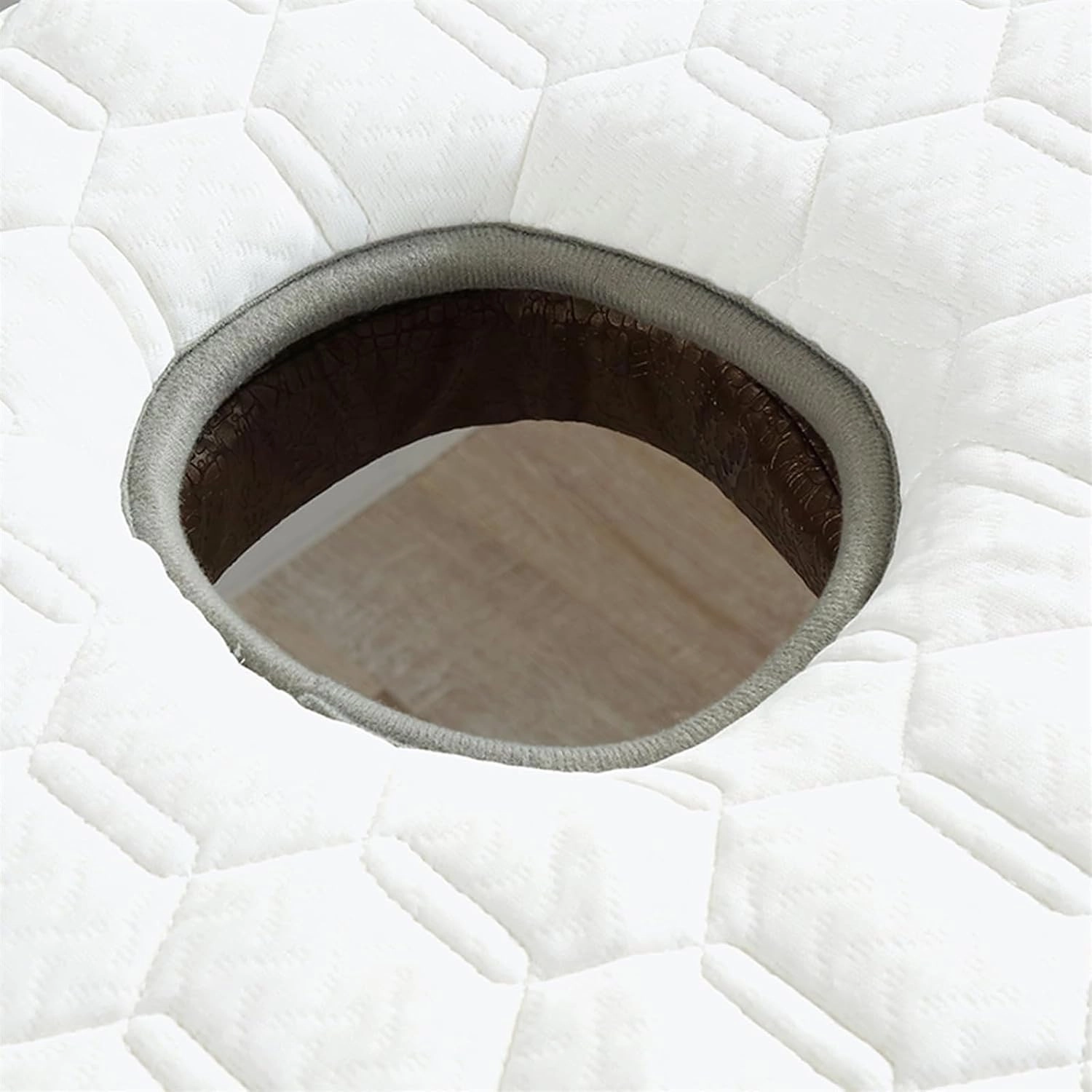 Massage Table Topper,High Density Foam Lash Bed Cushion with Breathe Hole,Non-Slip Square/Round/Trapezoidal Topper for Beauty Salon Tattoo Spa Bed(5cm/2.0in,R 70x180cm)