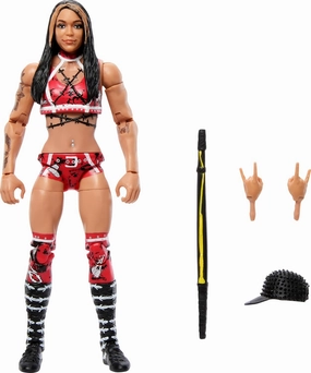 Mattel WWE Elite Collection Action Figure & Accessories, Series #107 Cora Jade 6-inch Collectible with 25 Articulation Points & Swappable Hands