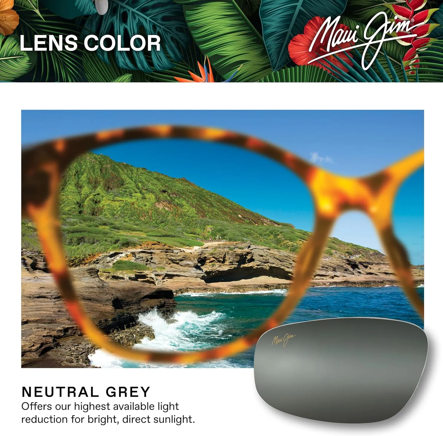 Maui Jim Hookipa XLarge Oval Sunglasses