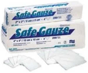 Medicom 4522-5 SafeGauze Non-Woven Sponge 2"x2" 4ply 5000/Ca