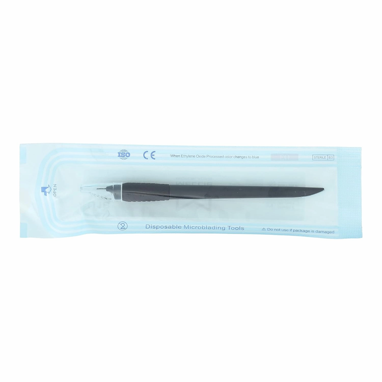 Mellie M Series Microblading Disposable Tools – 10 Piece Pack of 18 Pin U-Shape Microblading Pens – Thin & Sharp Microblading Supplies (U18 NANO .15mm)