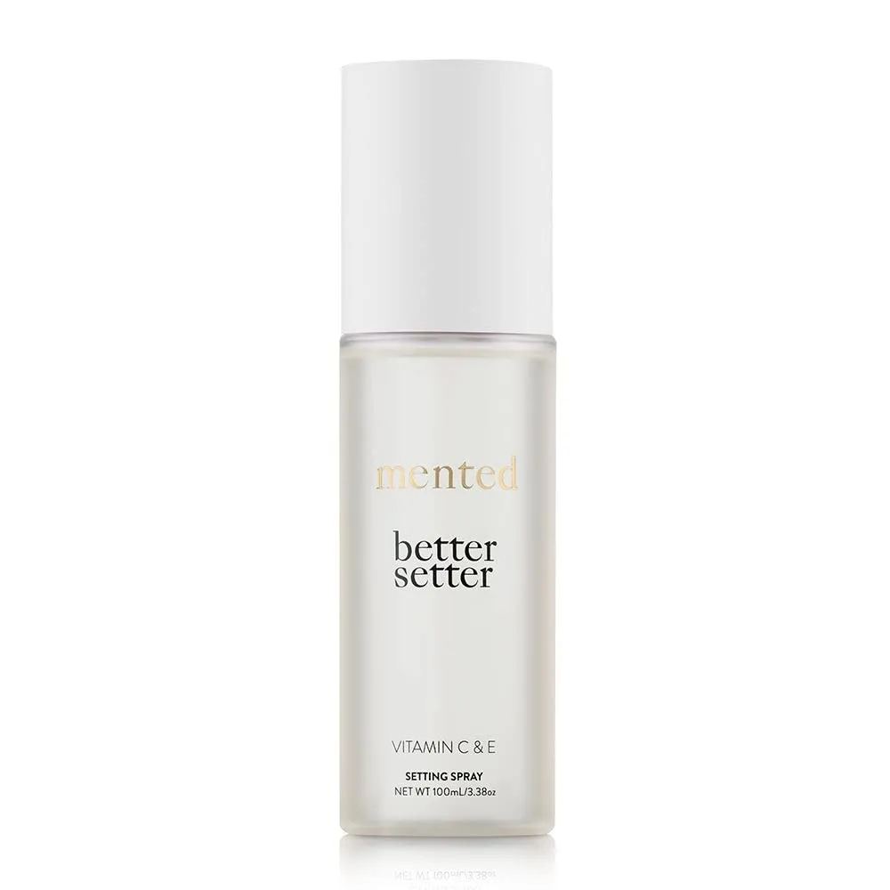 Mented Cosmetics Better Setter Setting Spray, Alcohol Free Makeup Setting Spray Finishing Spray for Makeup with Vitamin C   Coconut Water, Hydrating Facial Spray, Vegan, Cruelty Free, Fragrance Free