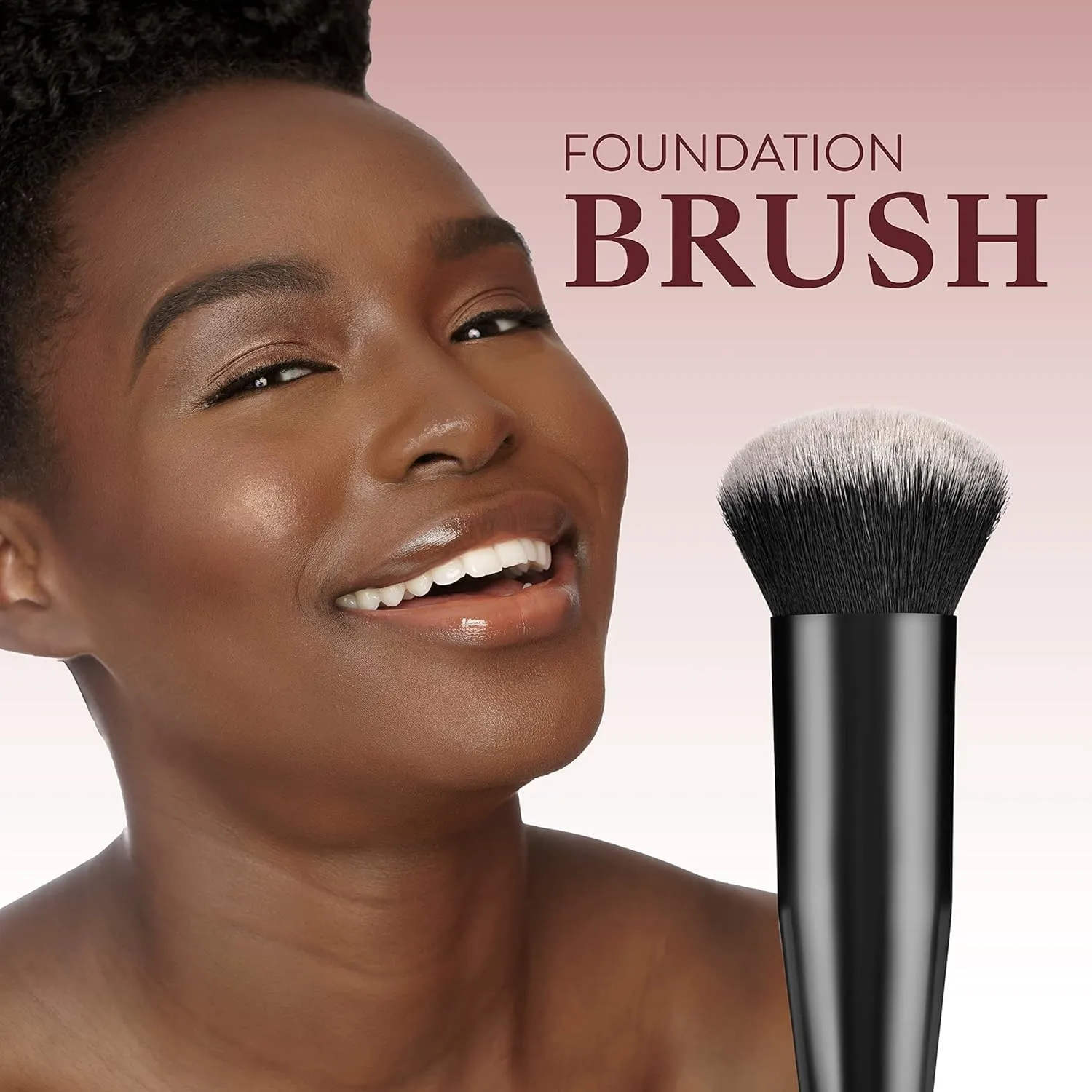 Mented Cosmetics Soft Synthetic Makeup Brushes, Blush, Concealer, Powder & Primer, Densely Packed Blending Brush for Face Makeup, Ideal for Women, Foundation Brush