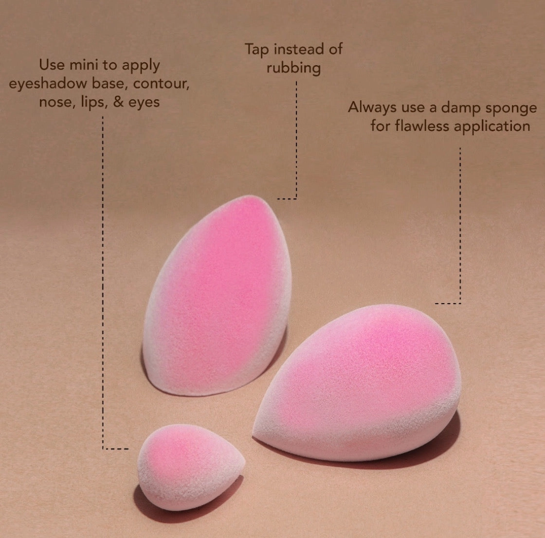 Microfiber Makeup Sponge - Tear Drop