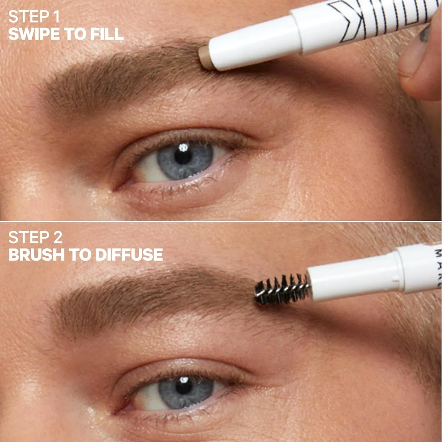 Milk Makeup KUSH Brow Shadow Stick - Buildable, Cream-to-Powder Formula - Soft, Flexible Hold - Up to 12-Hour Wear - Vegan, Cruelty Free