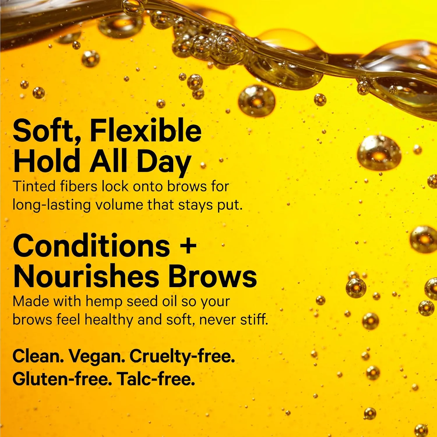 Milk Makeup KUSH Fiber Brow Gel - Thickening Brow Gel - Soft, Flexible Hold - Vegan, Cruelty Free