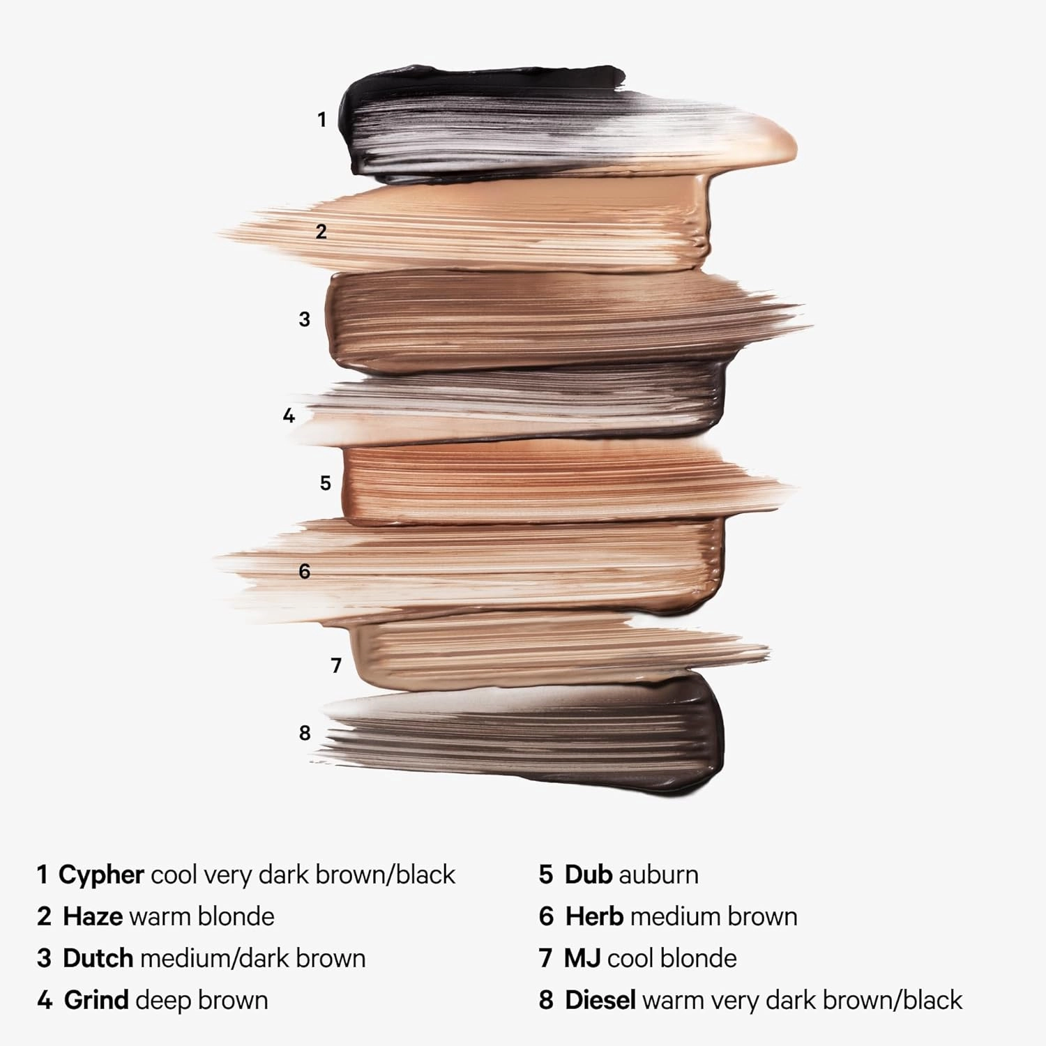 Milk Makeup KUSH Fiber Brow Gel - Thickening Brow Gel - Soft, Flexible Hold - Vegan, Cruelty Free