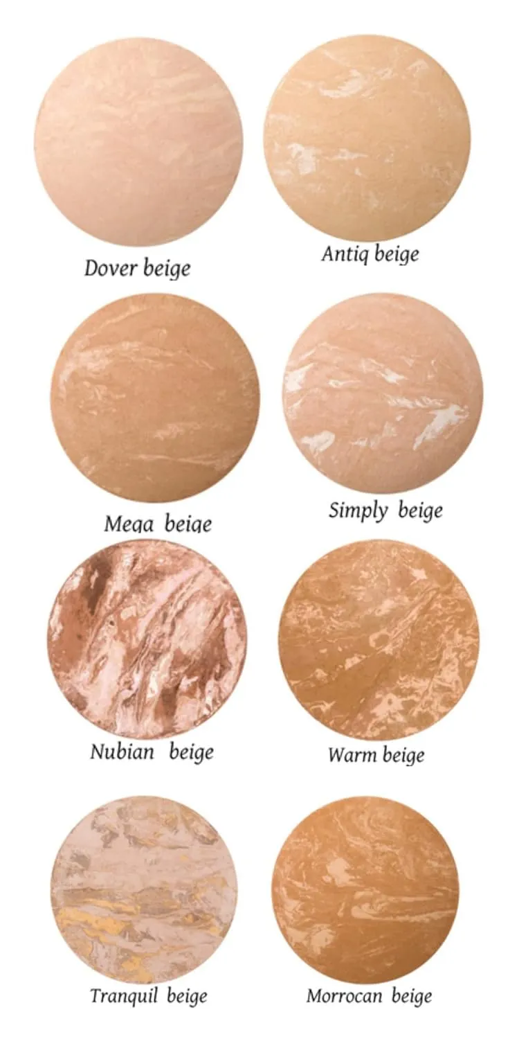 Mineral Baked Foundation- A Vegan - Paraben - Gluten and Cruelty Free Powder Foundation (Warm Beige)