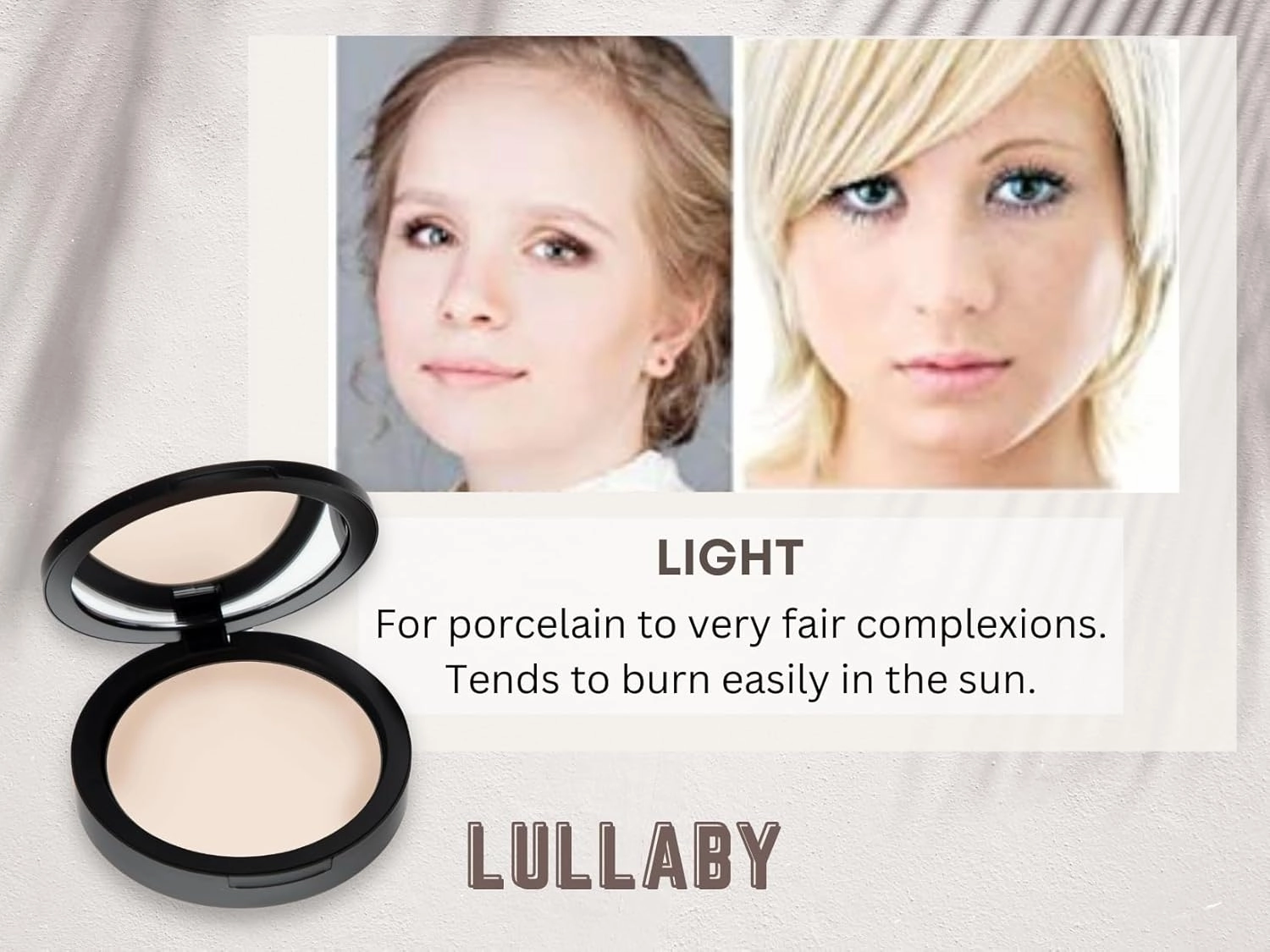 Mineral Dual Powder - 4-in-1 Pressed Mineral Foundation with SPF 15 for Flawless Glow - Oil-Free, Talc-Free, Gluten-Free, 0.45 oz (Lullaby - Light) by Mommy Makeup