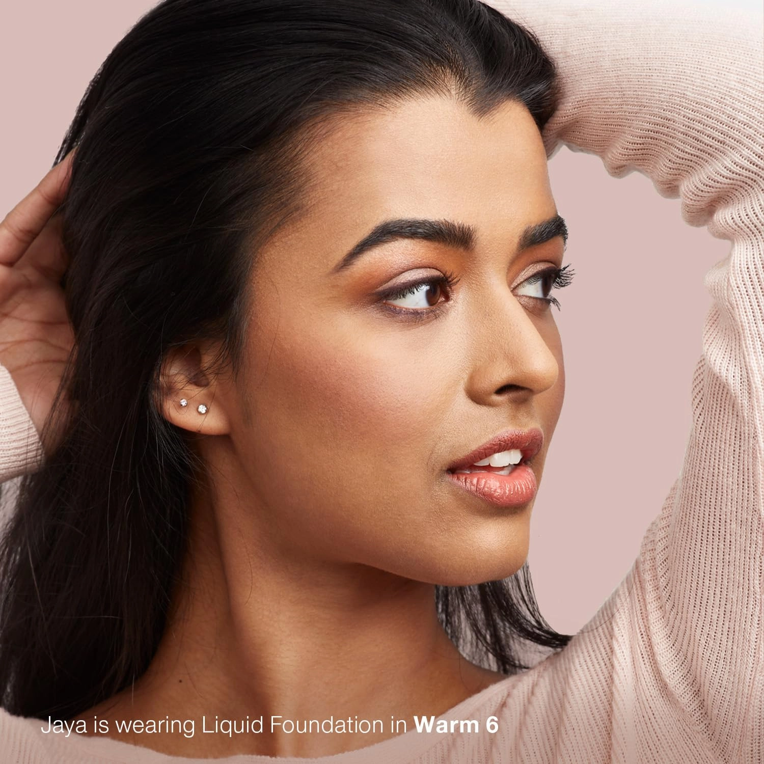 Mineral Fusion Full Coverage Foundation, Liquid Foundation - Warm 7- Dark to Tan Complexion w/Orange Undertones, Lightweight Matte Finish, Up to 12 Hr Hydration, Hypoallergenic & Vegan, 1 fl. oz