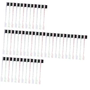 Mipcase 4sets Dual Tip Eyebrow Brush Set Eyebrow Shaper Tool Brow Lamination Brush Makeup Tool 12pcs*4