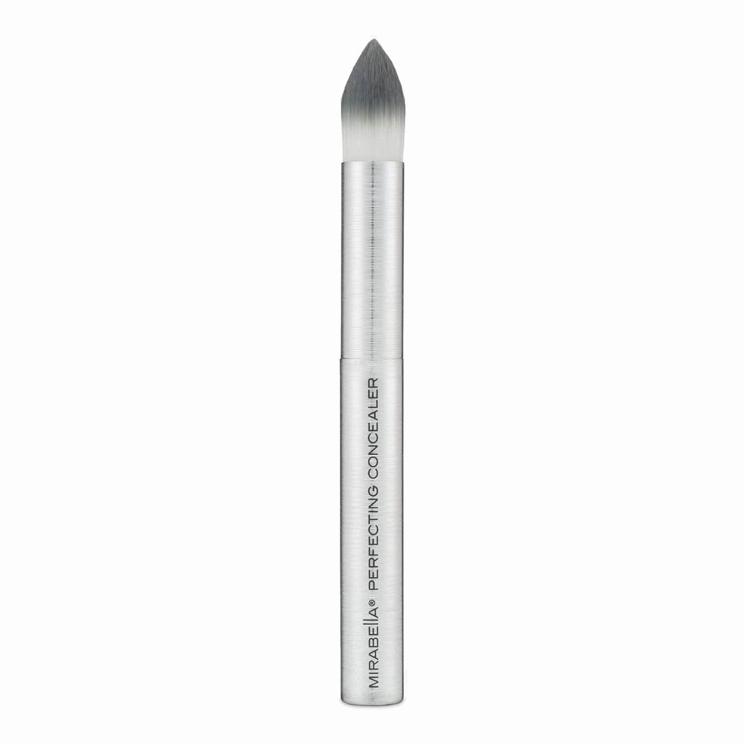 Mirabella Perfecting Concealer Brush, Premium Professional Makeup Brush Collection, Cruelty-Free Synthetic Bristle Brush, Hand-Sculpted Brushed Aluminum Handle, Luxury Blending Brush for Makeup