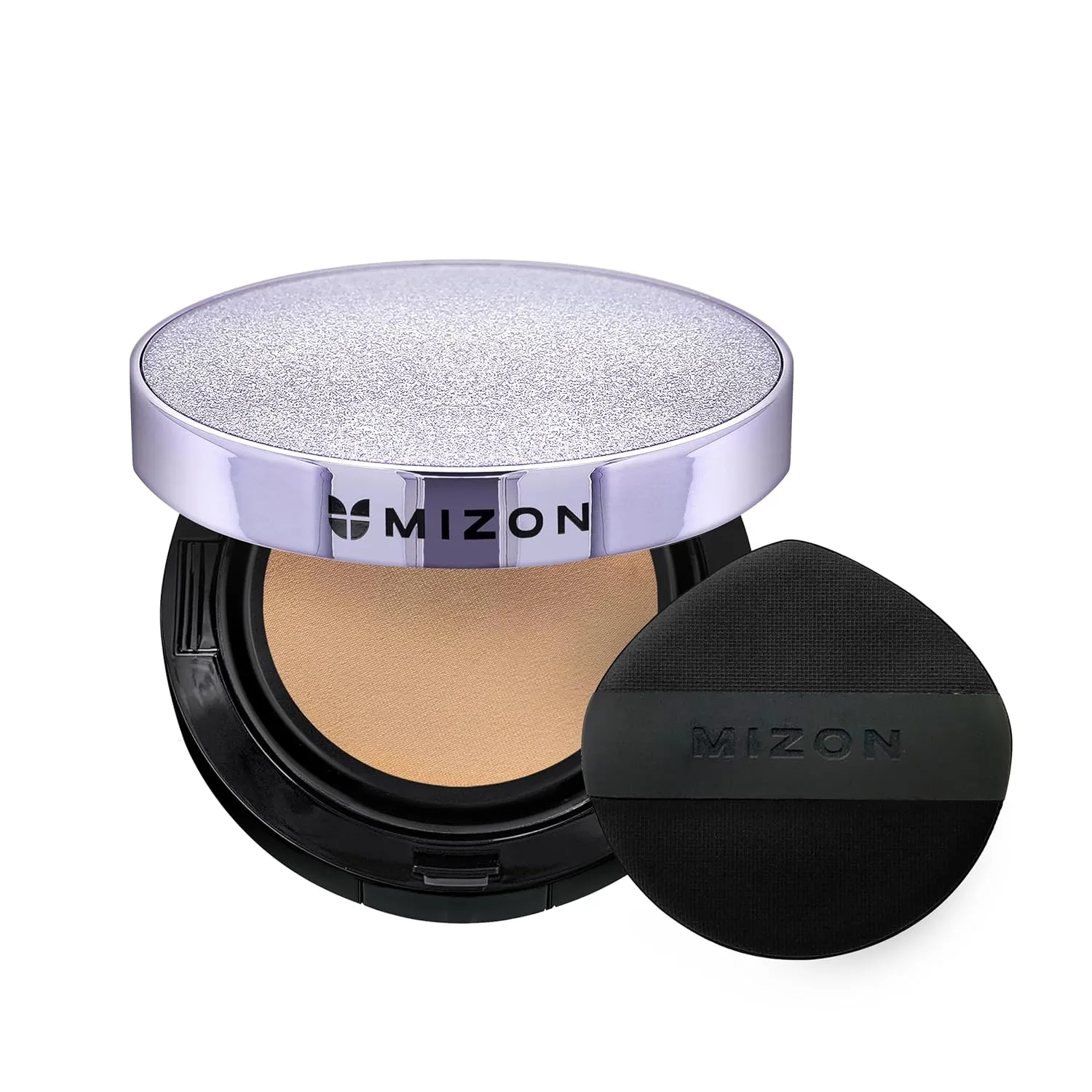 MIZON Vegan Collagen Cushion (15g/ 0.52 oz x 2 ea) Medium coverage compact with SPF38 PA   Protection Korean Skincare and makeup INCLUDES REFILL (#23 Sand Beige)