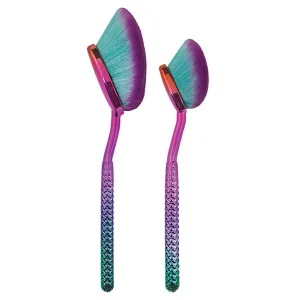 Moda Brush Prismatic 2pc Precision Powder Makeup Brush Kit