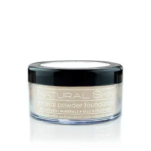 MODE Natural Skin Mineral Powder Foundation Fair to Light Neutral - Shade 213 - Breathable Full Coverage Loose Makeup, Smooth Flawless Matte Finish, Nourishing Cocoa Skincare