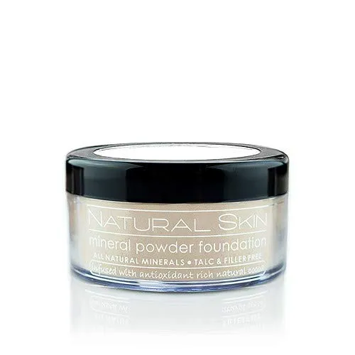 MODE Natural Skin Mineral Powder Foundation Fair to Light Neutral - Shade 213 - Breathable Full Coverage Loose Makeup, Smooth Flawless Matte Finish, Nourishing Cocoa Skincare