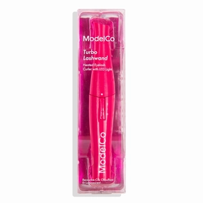 MODELCO Turbo Lashwand Heated Eyelash Curler - Lifts And Transforms Lashes - Creates Long-Lasting Curls Without Damaging Hairs - Reaches Even The Smallest Of Lashes For A Defined Result - 1 Pc