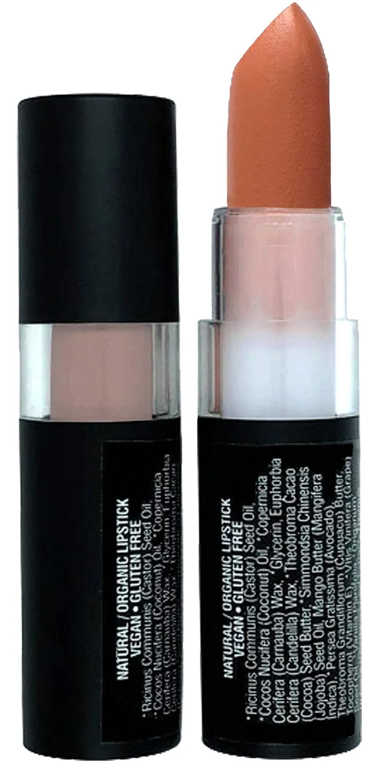 Mom's Secret Natural Lipstick, Organic, Vegan, Gluten Free, Cruelty Free, Made in the USA, 0.12 oz. (Breathless)