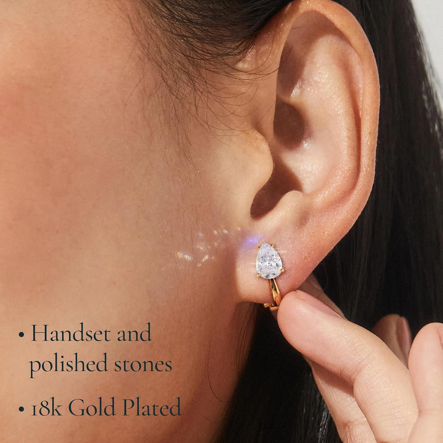 Nadri Clip-On Stud Earrings for Women