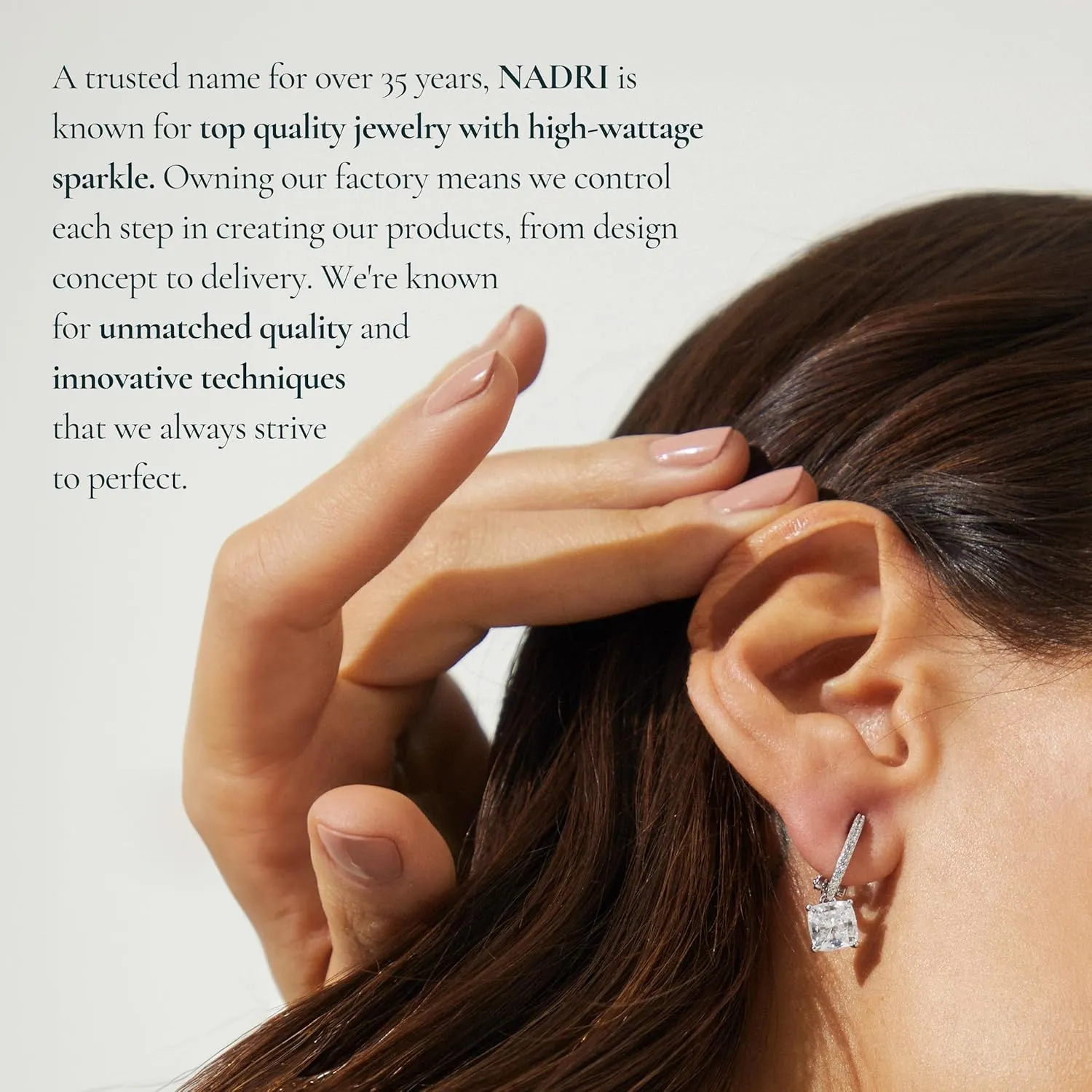 Nadri Clip-On Stud Earrings for Women