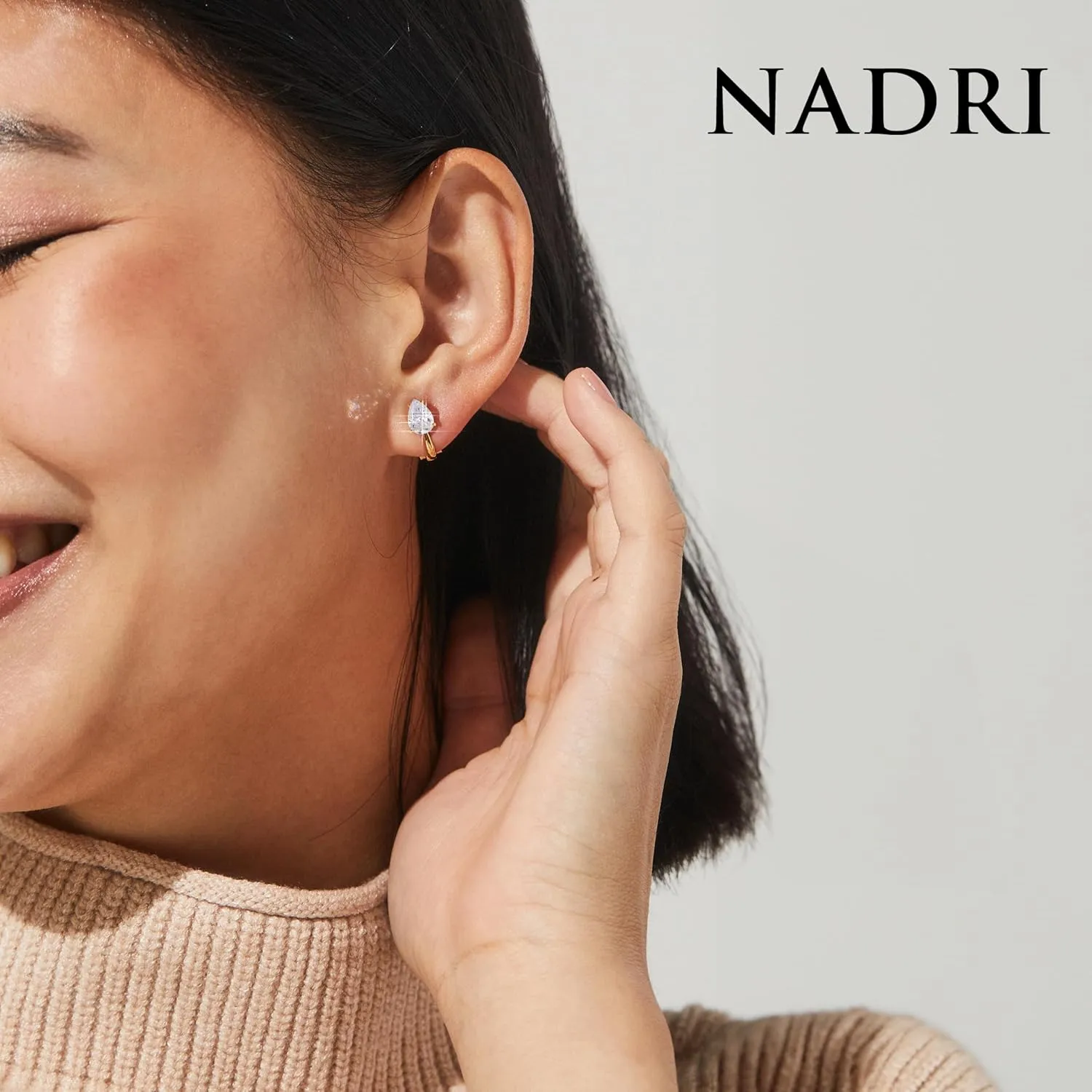 Nadri Clip-On Stud Earrings for Women