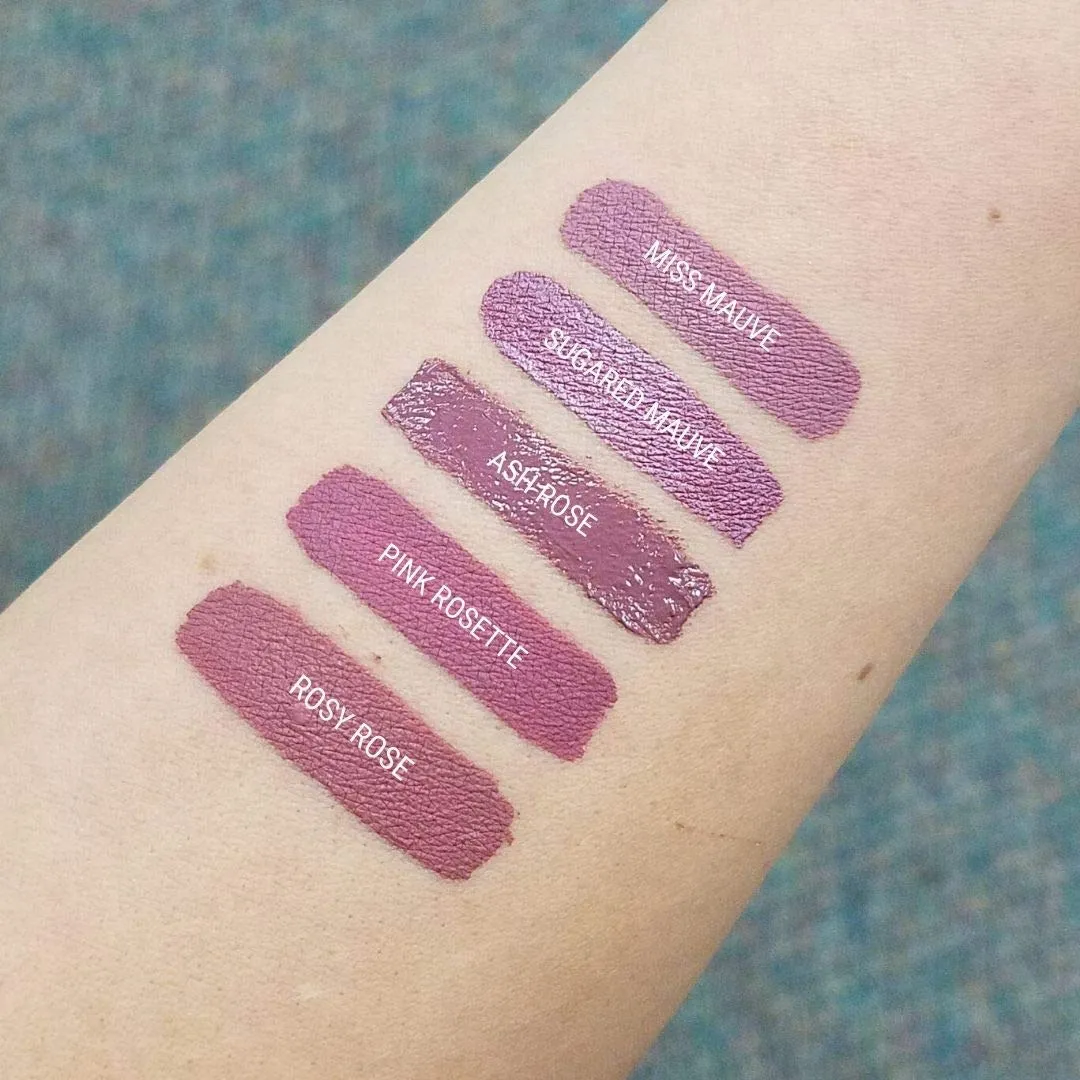 Natural Lipstick | Pink Mauve Lipstick, Vegan, Cruelty-free Beauty, Handcrafted, Small Batch, Dye-free, Palm-free (Ash Rose)