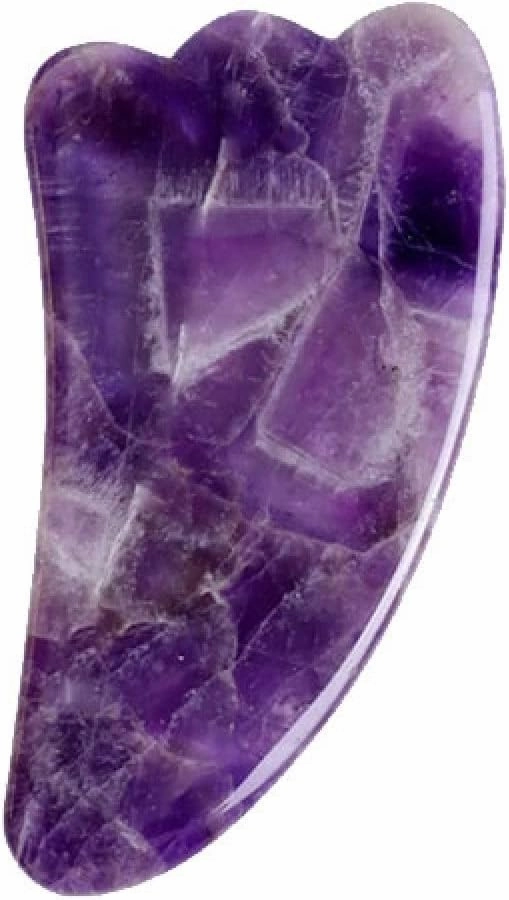 Natural Amethyst Jade Mask Gua Sha Roller Massager For Face Body Gouache Stone Scraper Facial Skin Home Use Devices,type 8
