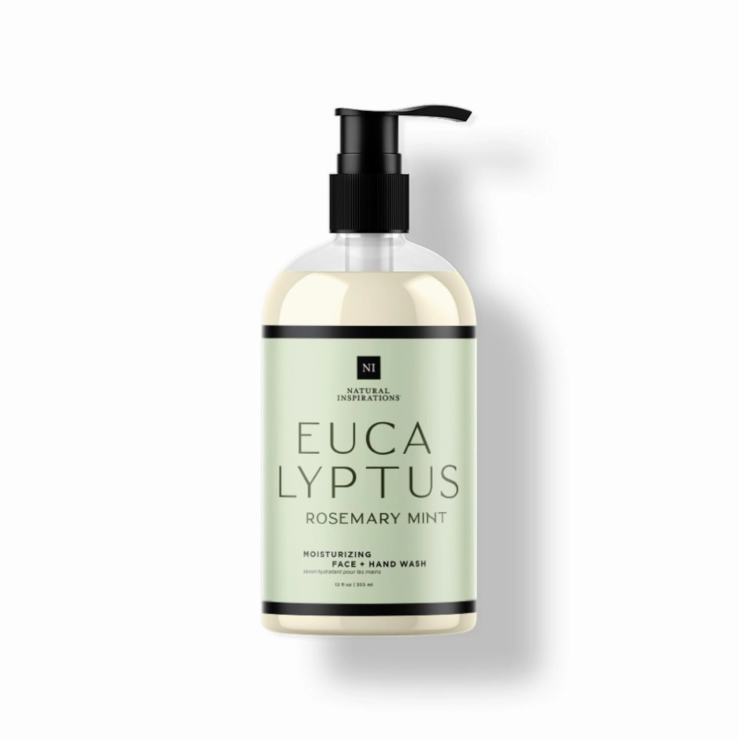 Natural Inspirations Eucalyptus Rosemary Mint Moisturizing Hand   Face Wash 12oz
