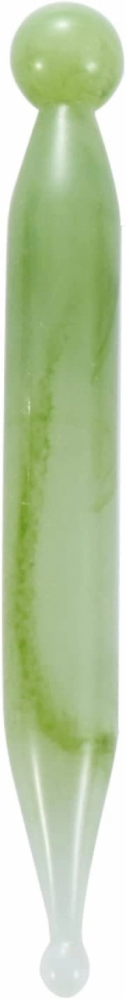 Natural Rose Quartz Stone Face Massager Mushroom Jade Stone Facial Roller,C