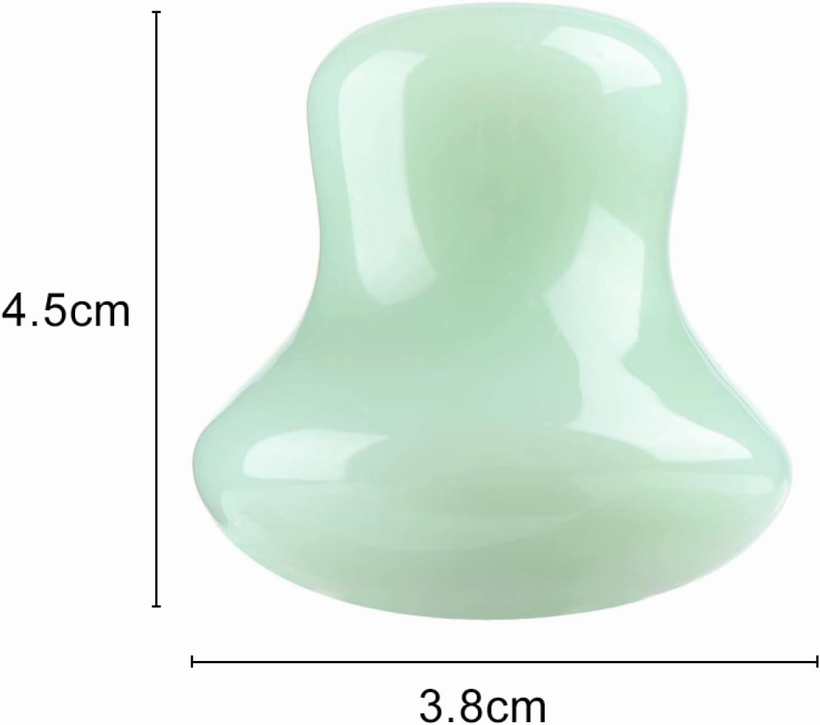 Natural Rose Quartz Stone Face Massager Mushroom Jade Stone Facial Roller,C
