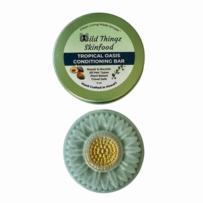 Natural Solid Conditioner Bar, Organic, Sulfate free, Nourishing, Revitalized for Balanced to Dry & Damaged Hair Vegan, Eco-Friendly, Plastic-Free, Cruelty-Free, 3 oz (Pack of 1)