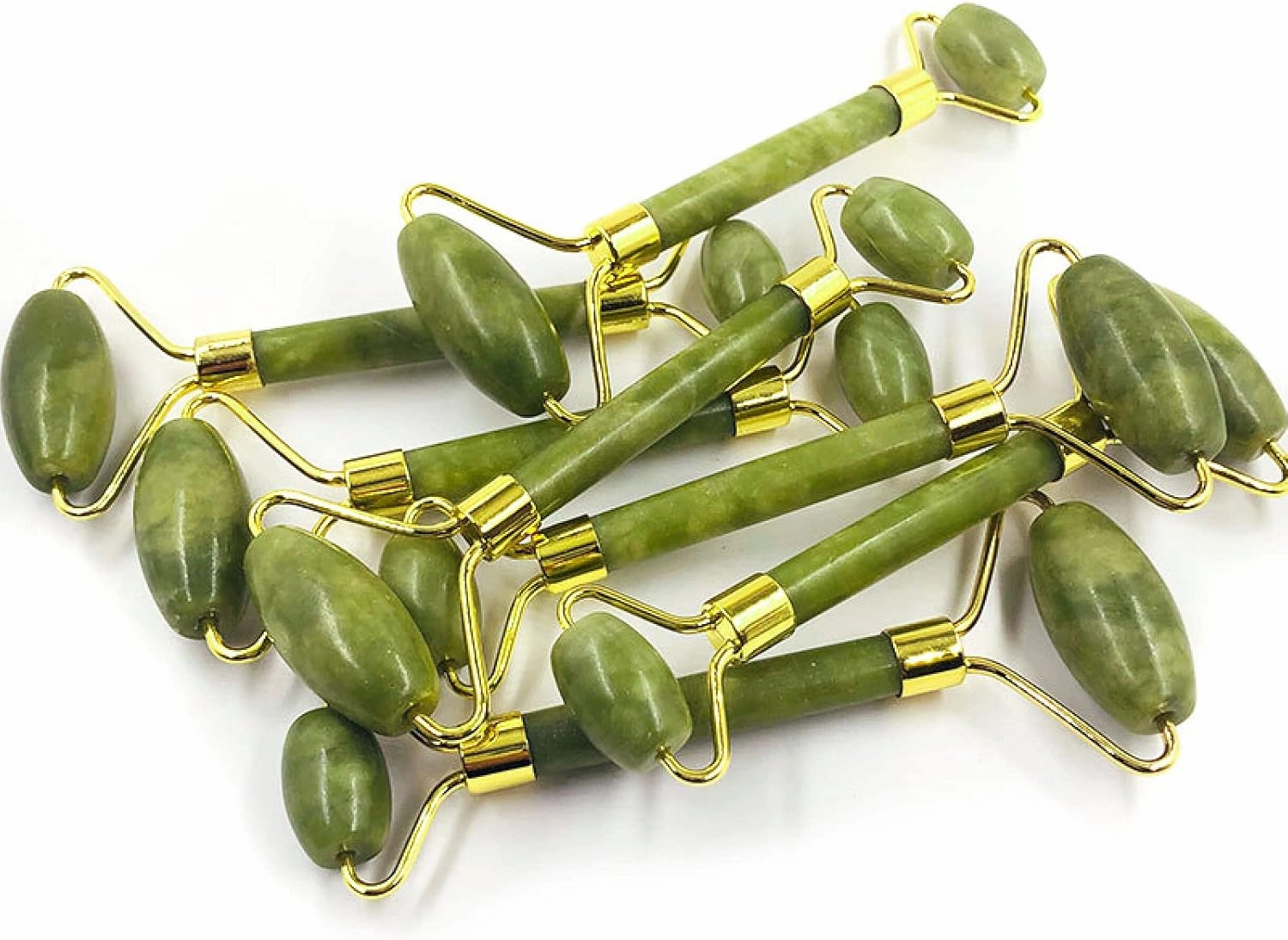 Natural Stone Jade Eye Mask Face Massage Roller Guasha Board Eye Mask Gouache Scraper Facial Massager Jade Roller,Jade Eye Mask