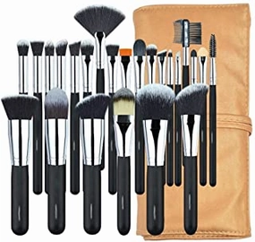 NBHFR 24pcs Professional Makeup Brushes Set Make Up Full Function Studio Synthetic Make-up Tool Kit
