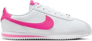 Nike Cortez Big Kids' Shoes (DM0950-104, White/Laser Fuchsia) Size 7