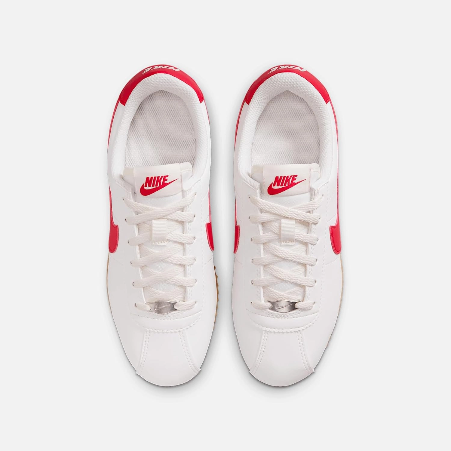 Nike Cortez Big Kids' Shoes (DM0950-113, Sail/Gum Yellow/University Red)