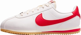 Nike Cortez Big Kids' Shoes (DM0950-113, Sail/Gum Yellow/University Red)