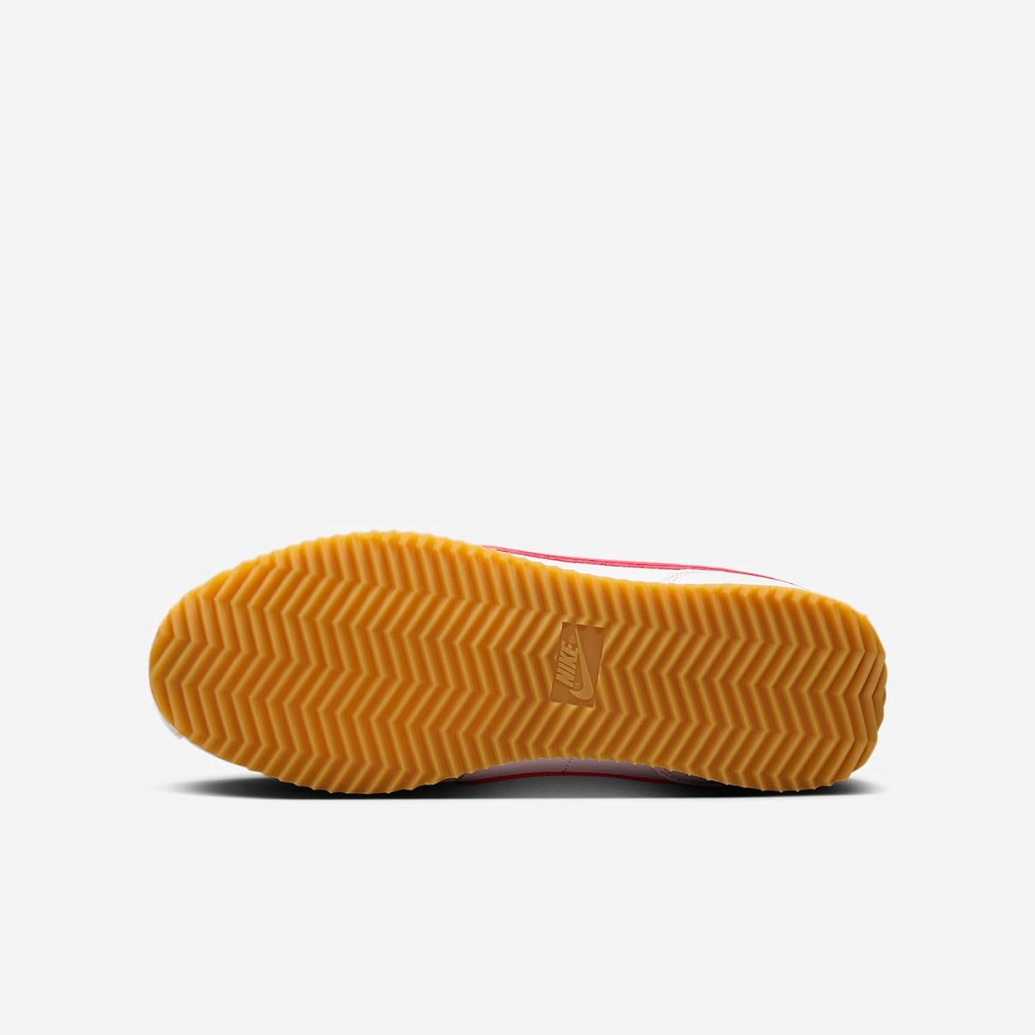 Nike Cortez Big Kids' Shoes (DM0950-113, Sail/Gum Yellow/University Red)